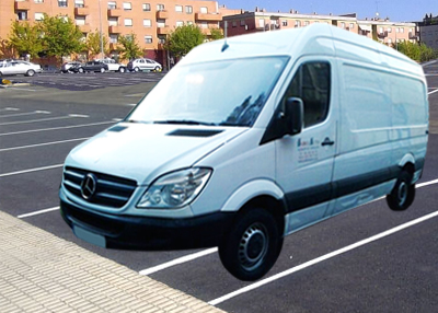 alquiler del vehiculo Mercedes Benz Sprinter 311 DCI 12 metros cúbicos