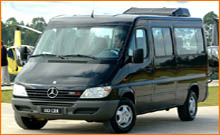 Mercedes Benz Sprinter 6 plazas y carga negra
